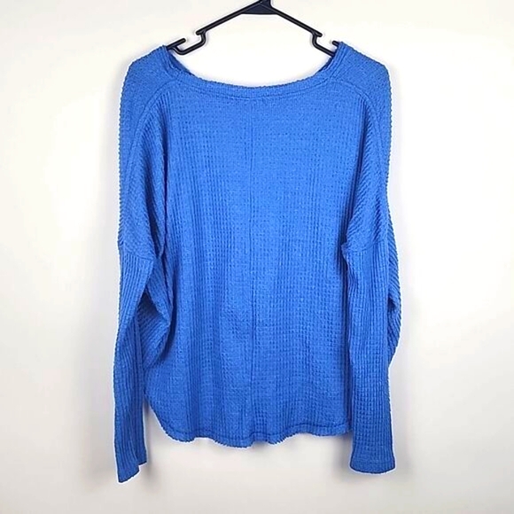 Out from under womens xs ribbed long sleeve oversized shirt button down boho - Picture 5 of 6